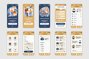 Mobile App UI Kit Template, a Templates & Theme by alexdndz (Thumbnail 7 of 21)