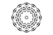 Black and White Mandala Patterns Set, a Decorative Illustration by NJ Himel (Thumbnail 10 of 101)