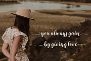 Garden, a Script Font by Alpha Bento (Thumbnail 5 of 8)
