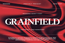 Grainfield – Modern Serif Font