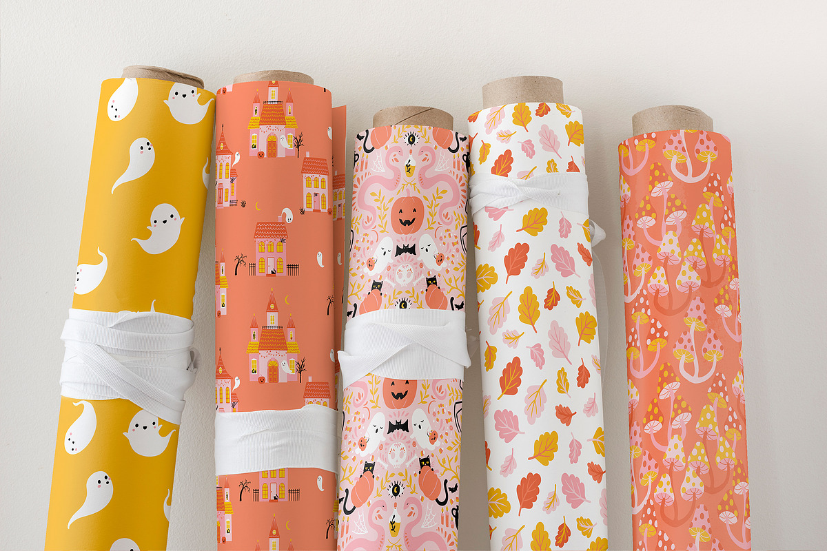 Halloween Patterns & Clipart, a Pattern Graphic by Inna Moreva (Photo 2 of 8)