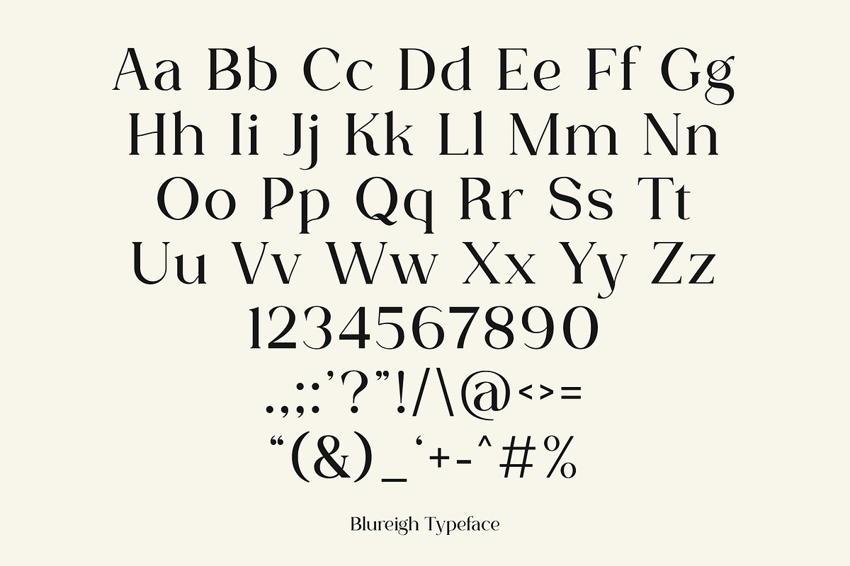 Blureigh Typeface - Hitype, a Serif Font by Hitype (Photo 9 of 10)