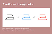 Laundry Symbols. Vector Icons Set, an Outline Icon by Vector Creator (Thumbnail 6 of 6)