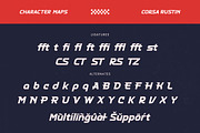 Corsa Rustin Futuristic Sport Font, a Sans Serif Font by timelesstype.co (Thumbnail 19 of 20)