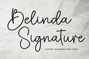 Belinda Signature | Script Font, a Handwritten Font by Scratchones (Thumbnail 1 of 8)