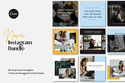 Instagram Canva Bundle - Nova, a Social Media Template by Station Seven (Thumbnail 1 of 9)