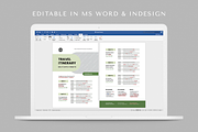 Travel Itinerary | MS Word & Indd, a Flyer Template by Leaflove (Thumbnail 5 of 5)