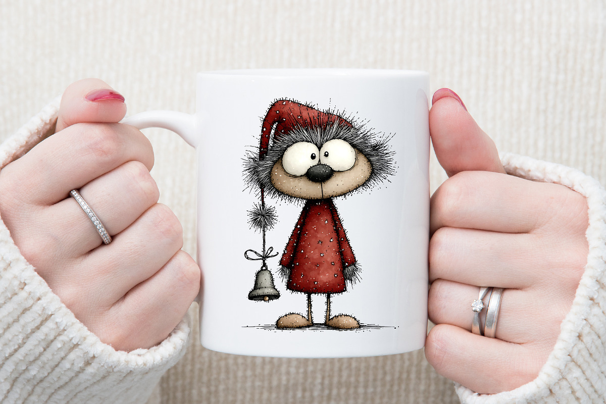 Quirky Santa Claus Clipart, an Illustration by Sublimation Artist (Photo 5 of 6)