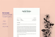 Water Color CV-Resume Tempalate *C, a Resume Template by Showy68 Template (Thumbnail 3 of 3)