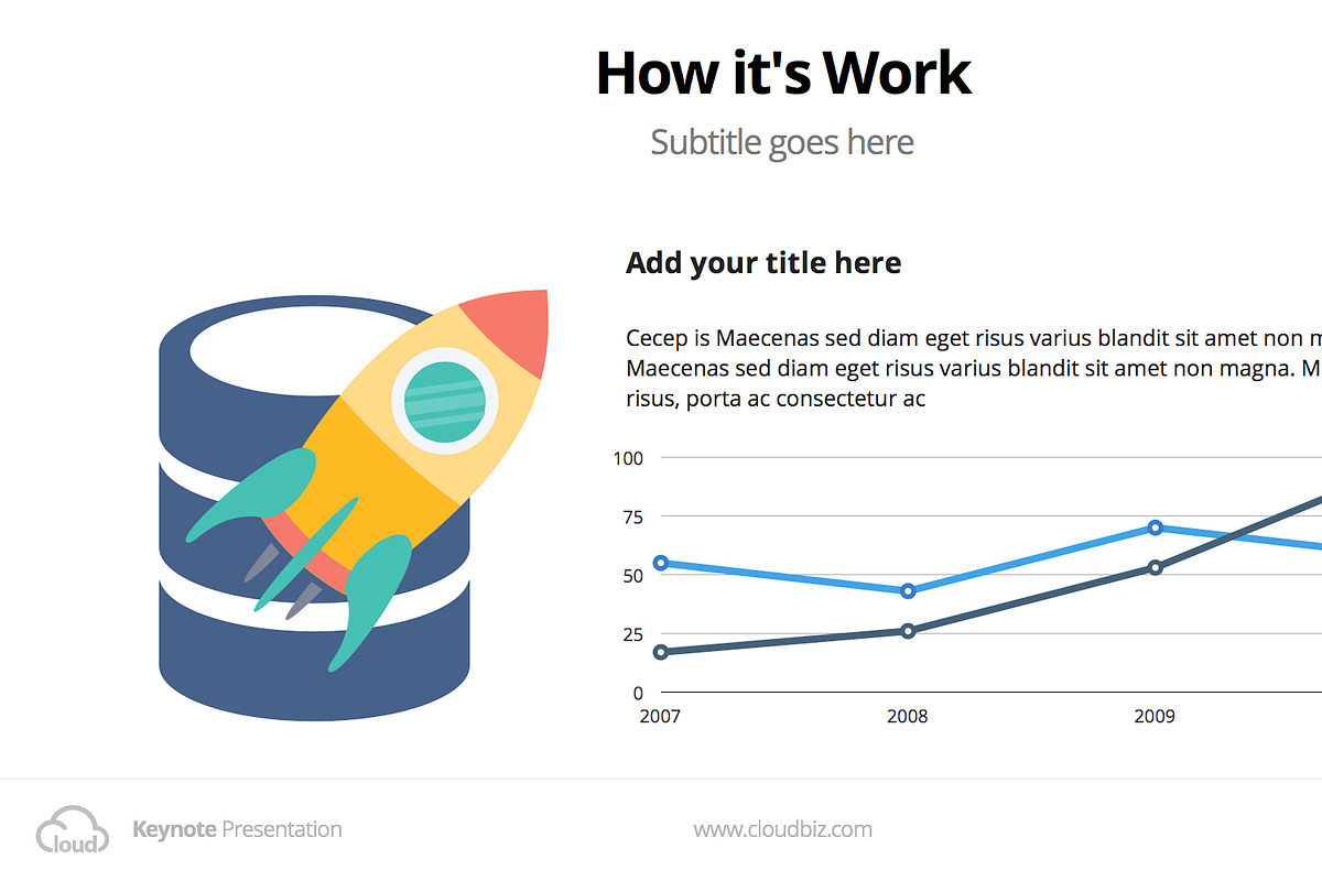 Cloud Biz - Keynote Template, a Presentation Template by Slidehack (Photo 4 of 5)