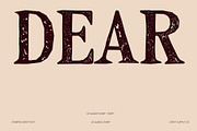CS Quade Stamp, a Serif Font by Craft Supply Co. (Thumbnail 2 of 8)