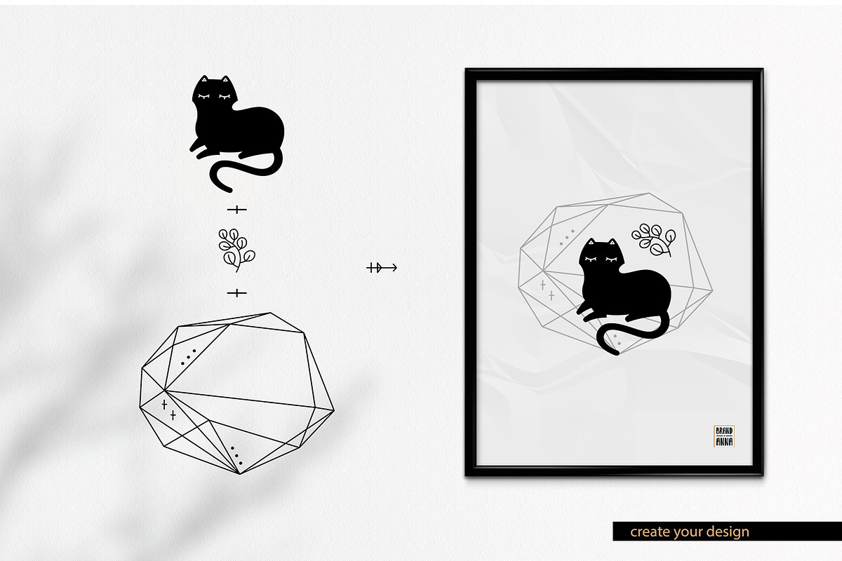 Magic Black Cats vector bundle, an Illustration by Brandianna (Photo 8 of 10)