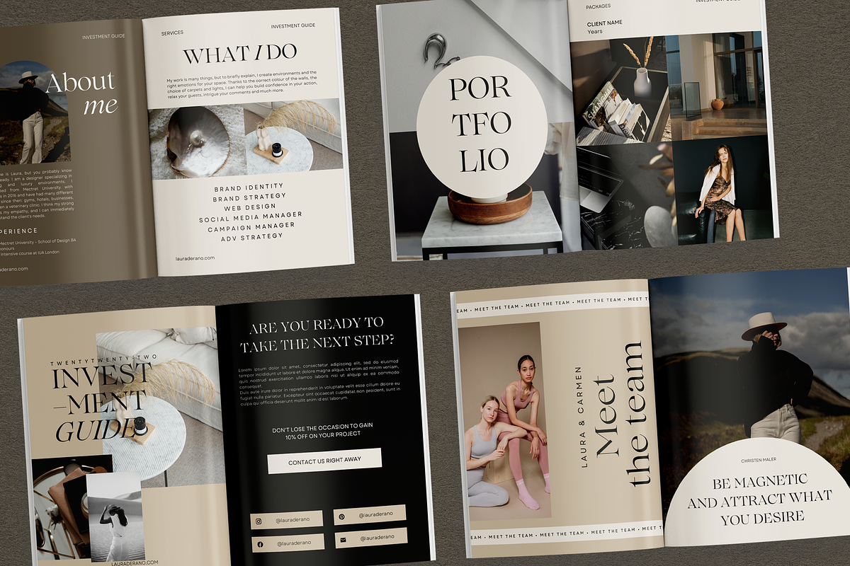 JADE Services Investment Guide Canva, a Magazine Template by Aire Studio (Photo 2 of 12)