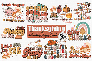 Thanksgiving PNG Sublimation Bundle