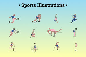 Sports illustrations
