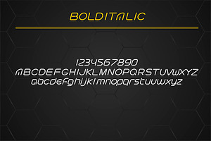 Futuristic Linear Style Typeface.