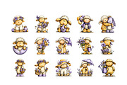 Whimsical Easter Sheep Clipart, an Illustration by GatewayDesign (Thumbnail 2 of 6)