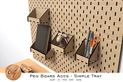 Peg Board Accessories Simple tray, a Templates & Theme by StanleyTirtoutomo (Thumbnail 2 of 10)