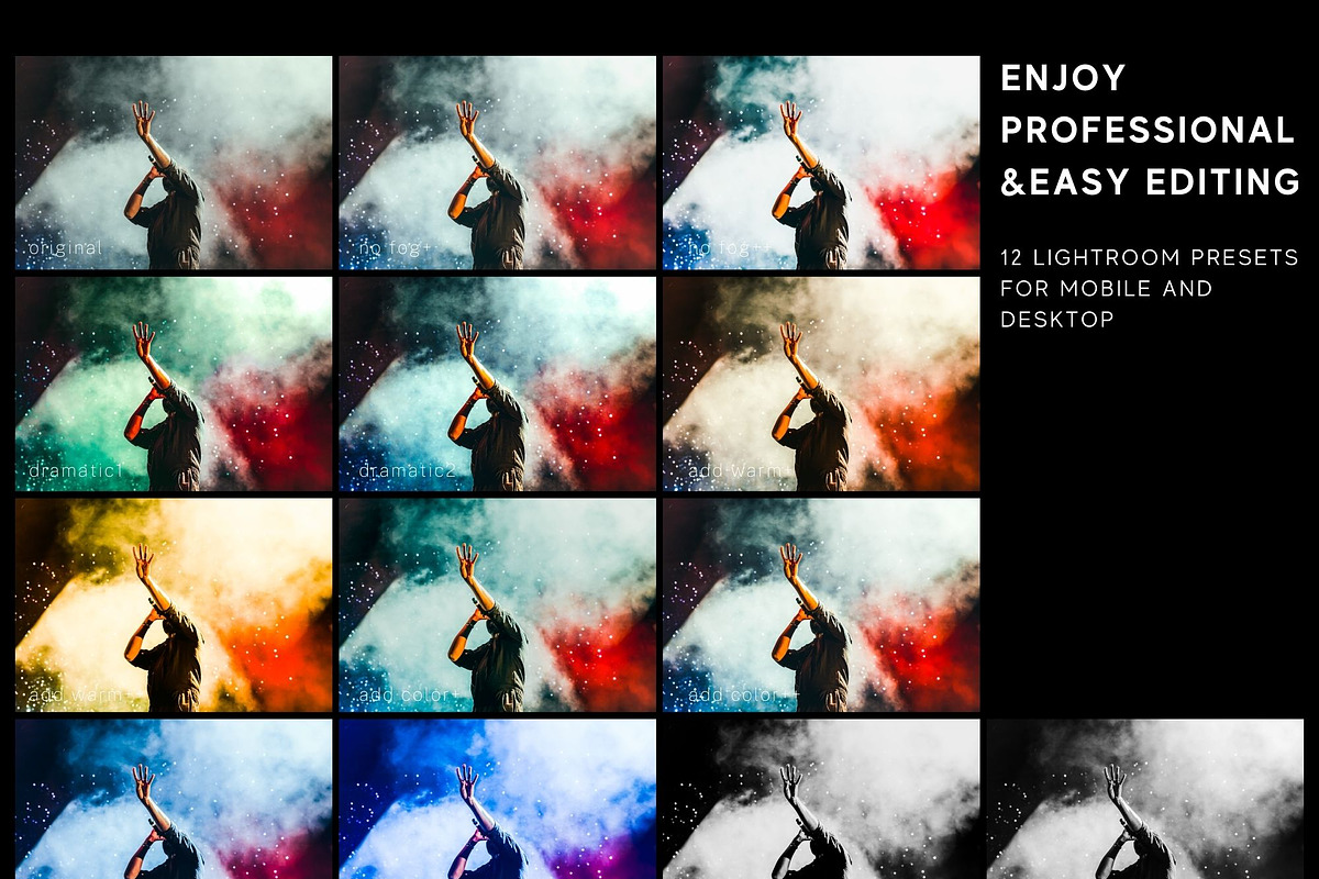 12 CONCERT MOBILE DESKTOP PRESETS, a Plug-in Add-On by FOXIMIDesign (Photo 4 of 13)