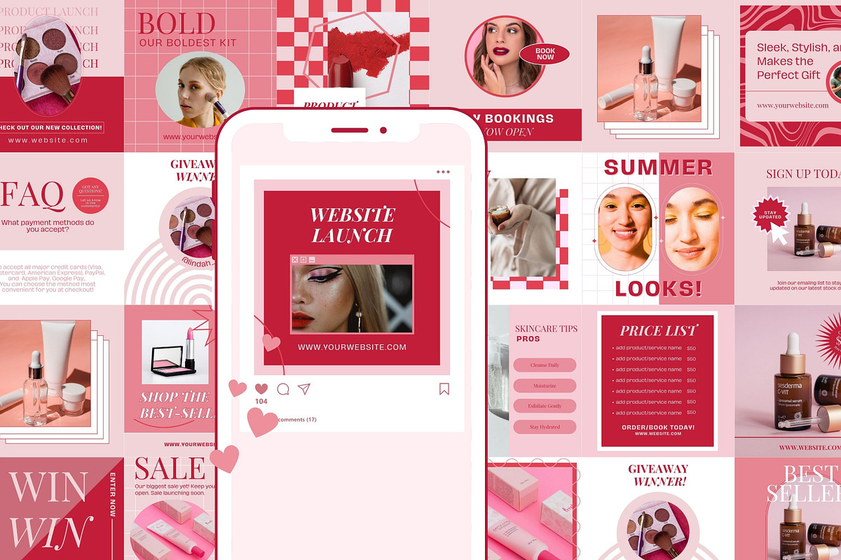 Ecommerce Instagram Posts Templates, a Social Media Template by Hell Yeah Designs (Photo 4 of 7)