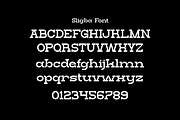 Sligba - Slab Sports Font, a Slab Serif Font by Iqsiart Studio (Thumbnail 10 of 11)