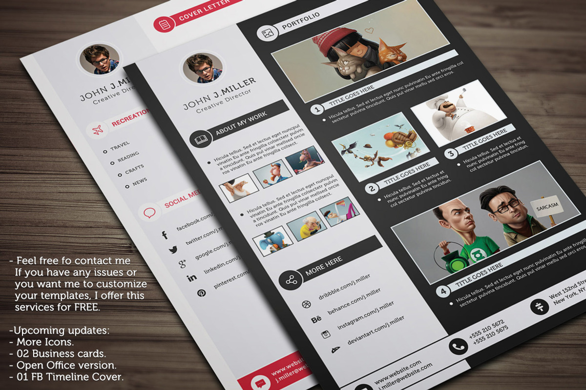 Clean CV Resume, a Resume Template by CodePower (Photo 5 of 5)