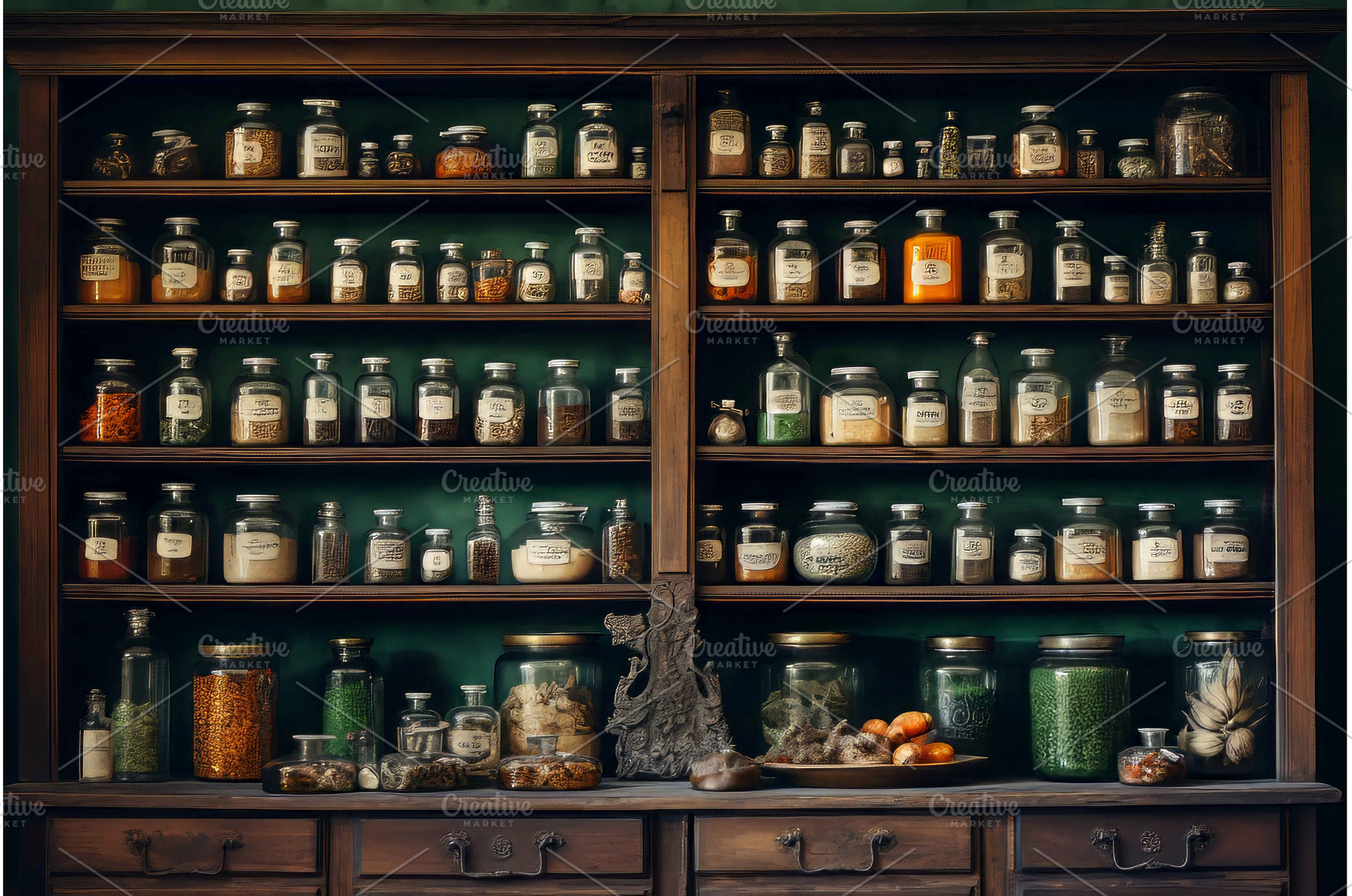 Pharmacy shelf with various, a Technology Photo by Ylivdesign