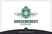 Soccer Crest Logo Template, a Branding & Logo Template by LOGOMAGINE (Thumbnail 5 of 13)