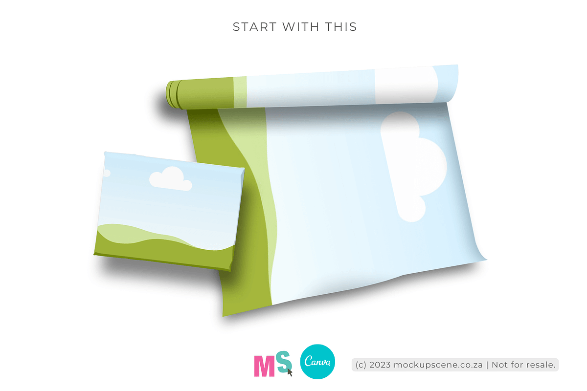 Gift Wrap Mockup Set for Canva, a Mockup by Mockup Scene (Photo 13 of 20)