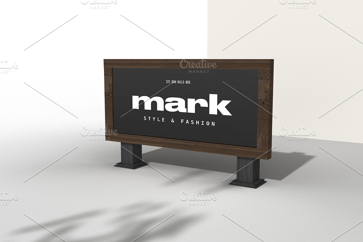 2x4 Outdoor Sign Mockup, a Product Mockup by IFBdesign (Photo 9 of 9)