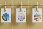 Wander - Landscape Flashcards, a Card Template by CinderHeart Designs (Thumbnail 4 of 6)