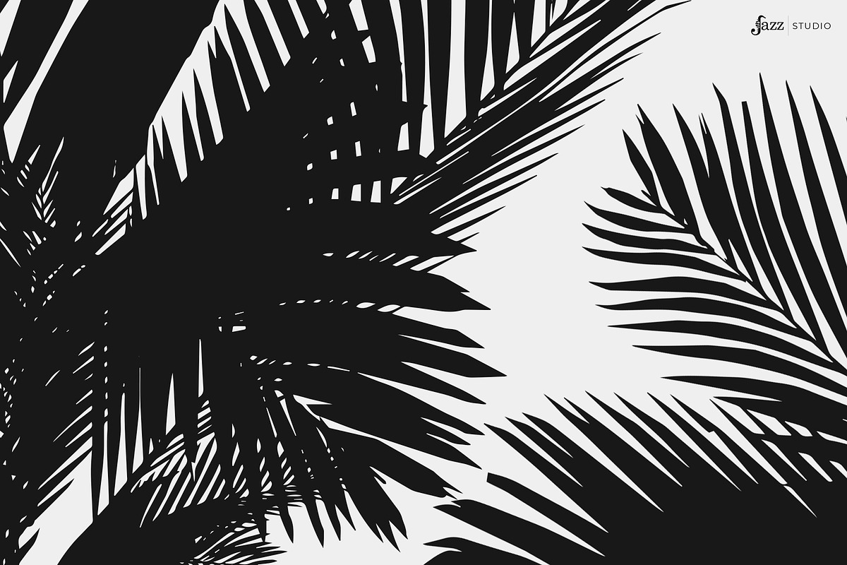 100 Vector Plant silhouettes, a Decorative Illustration by JAZZ STUDIO (Photo 4 of 6)
