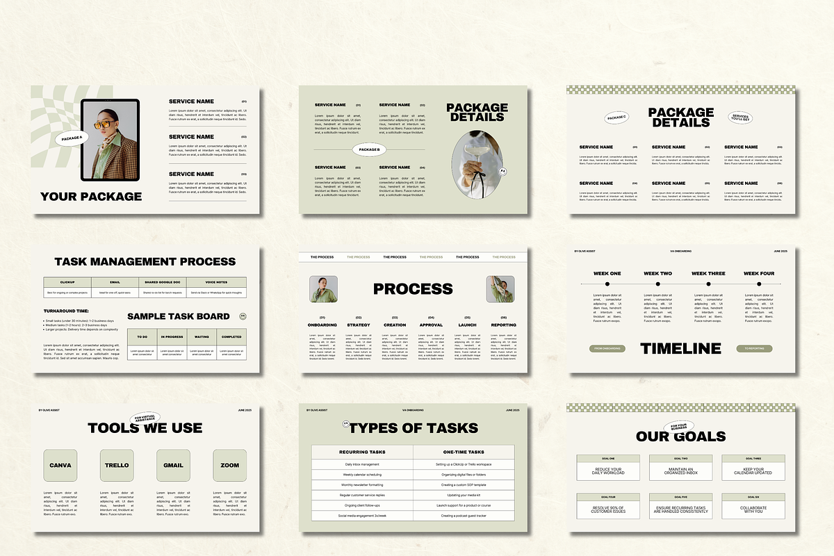 Virtual Assistant Onboarding Kit, a Presentation Template by Branding Babe Co. (Photo 5 of 10)