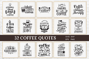 Coffee Quotes Mug Design Svg bundle
