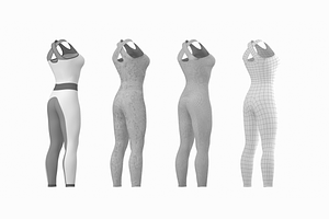 Woman Sportswear 02 Base Mesh Design