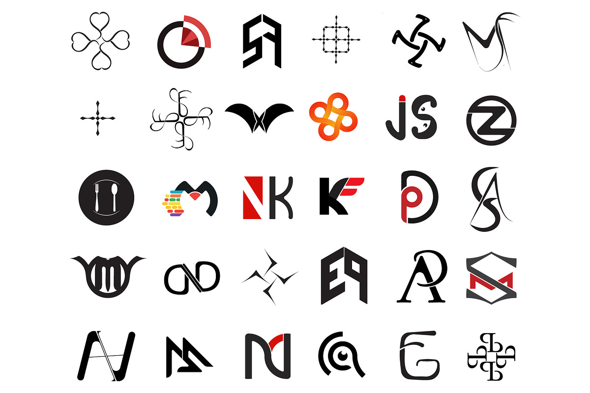 Creative Monogram Logo Design Set, a Branding & Logo Template by Salman Shop