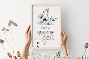 Winter Flowers Watercolor Set, a Decorative Illustration by Watercolor_Ma (Thumbnail 3 of 8)