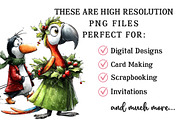 Quirky Christmas Birds Clipart, an Illustration by OK Design (Thumbnail 5 of 6)