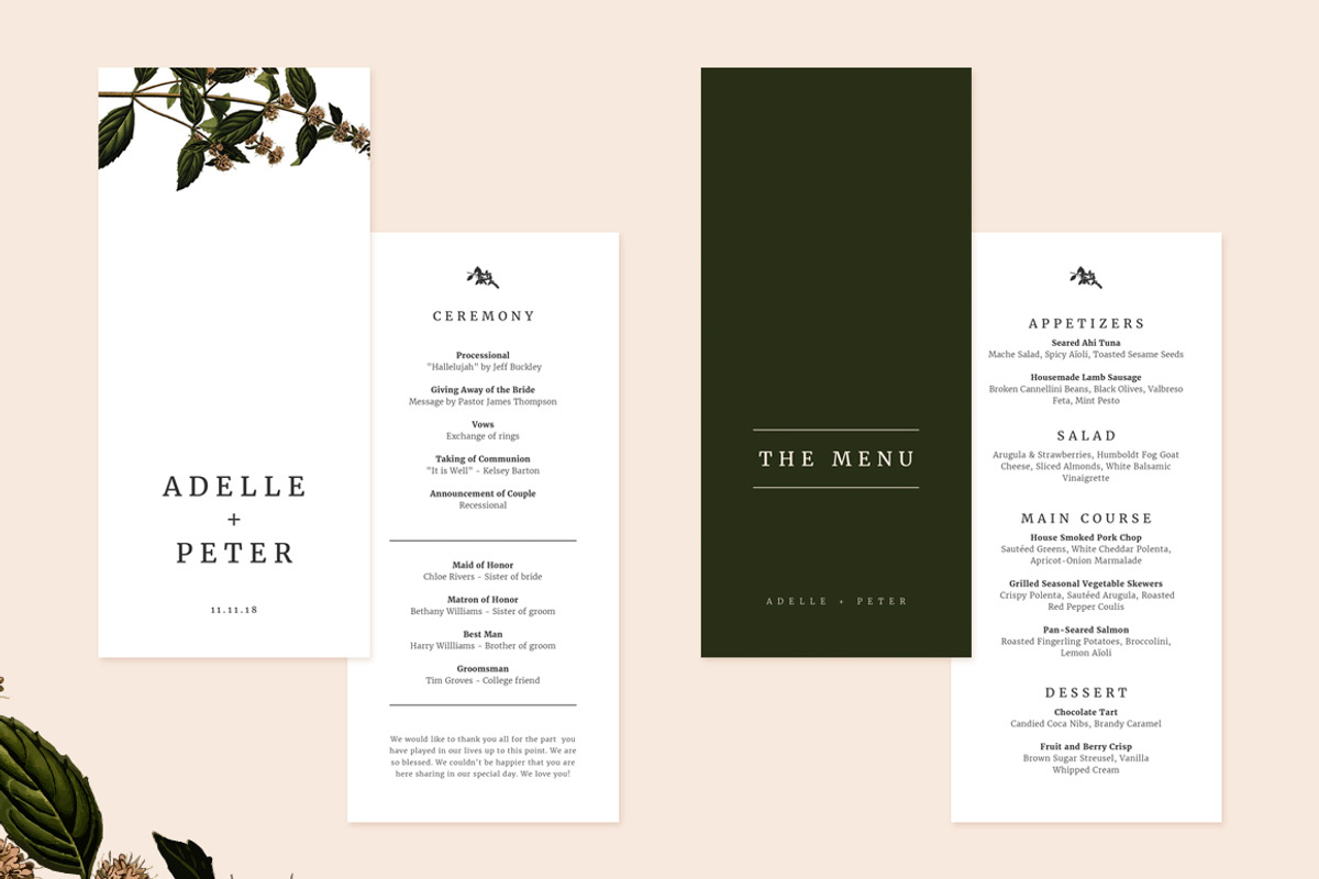 Simply Modern Wedding Suite, an Invitation Template by Prixel Creative (Photo 3 of 5)