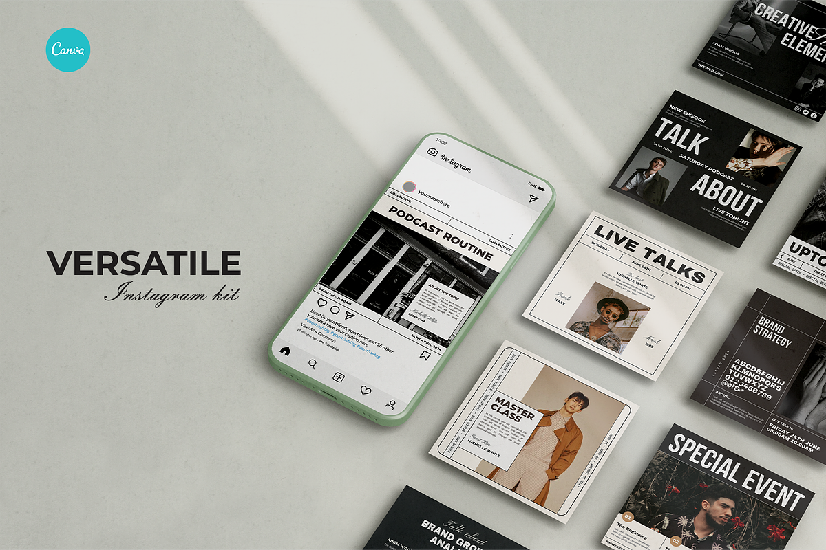 Versatile Instagram Kit, a Social Media Template by Analogi Studio (Photo 1 of 7)