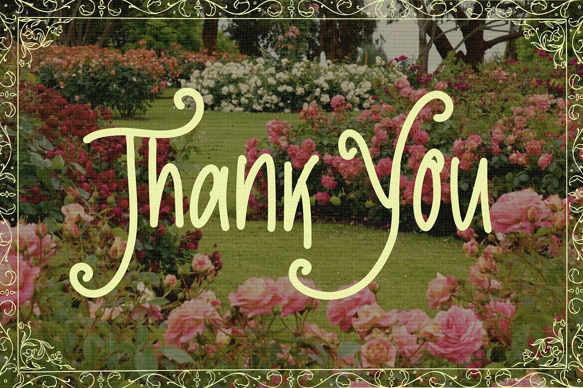 The Graceful Party Handwriting, a Handwritten Font by Sloulyfe (Photo 11 of 11)