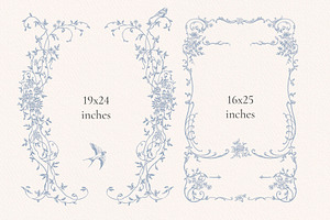 Floria Vintage Png Frames