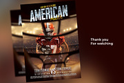 American Football Match Flyer, a Flyer Template by bunebx (Thumbnail 4 of 4)