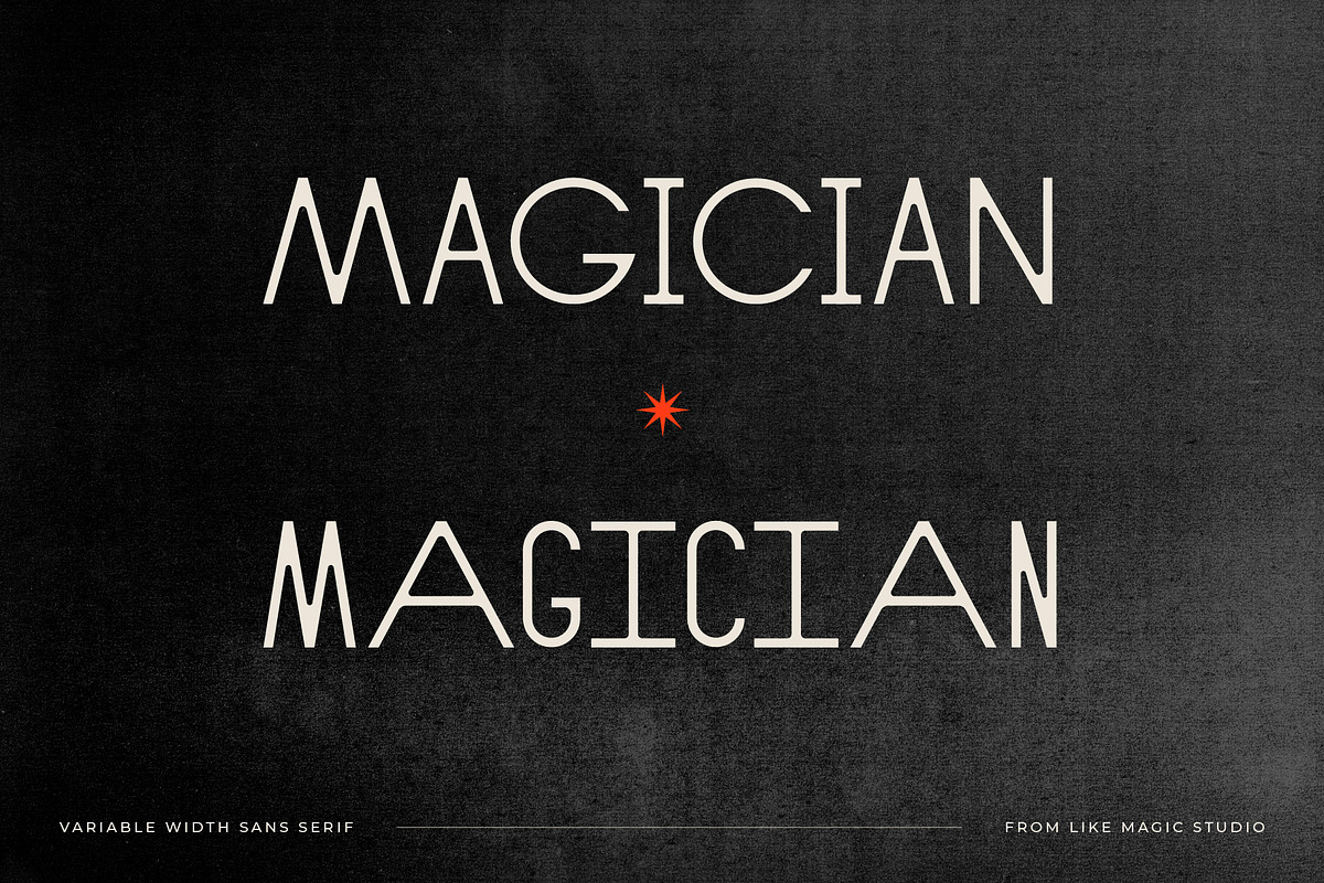 Oracle - Mixed Width Sans Serif, a Sans Serif Font by Like Magic Studio (Photo 4 of 9)
