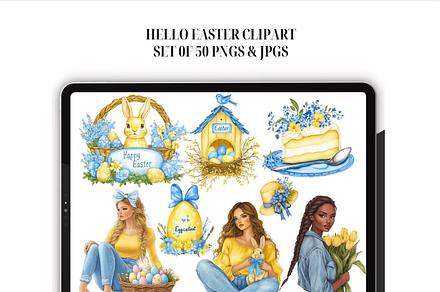 Hello Easter Clipart