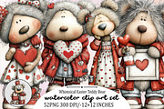 Whimsical Easter Teddy Bear Clipart, an Illustration by SVGArt (Thumbnail 1 of 7)