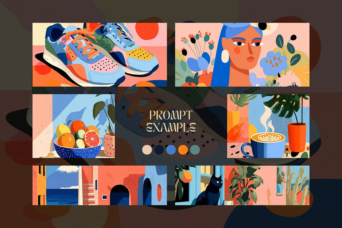 Playful Modernist Illustrations, a Decorative Illustration by Artimind Studio (Photo 4 of 9)