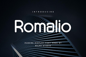Romalio - Modern display Font