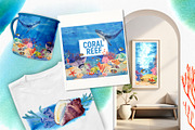 Coral Reef. Watercolor Set, an Illustration by Tata Pilip (Thumbnail 7 of 16)
