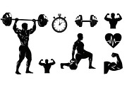 Ultimate Fitness Gym Vector Bundle, an Illustration by Creativeshirt (Thumbnail 43 of 51)